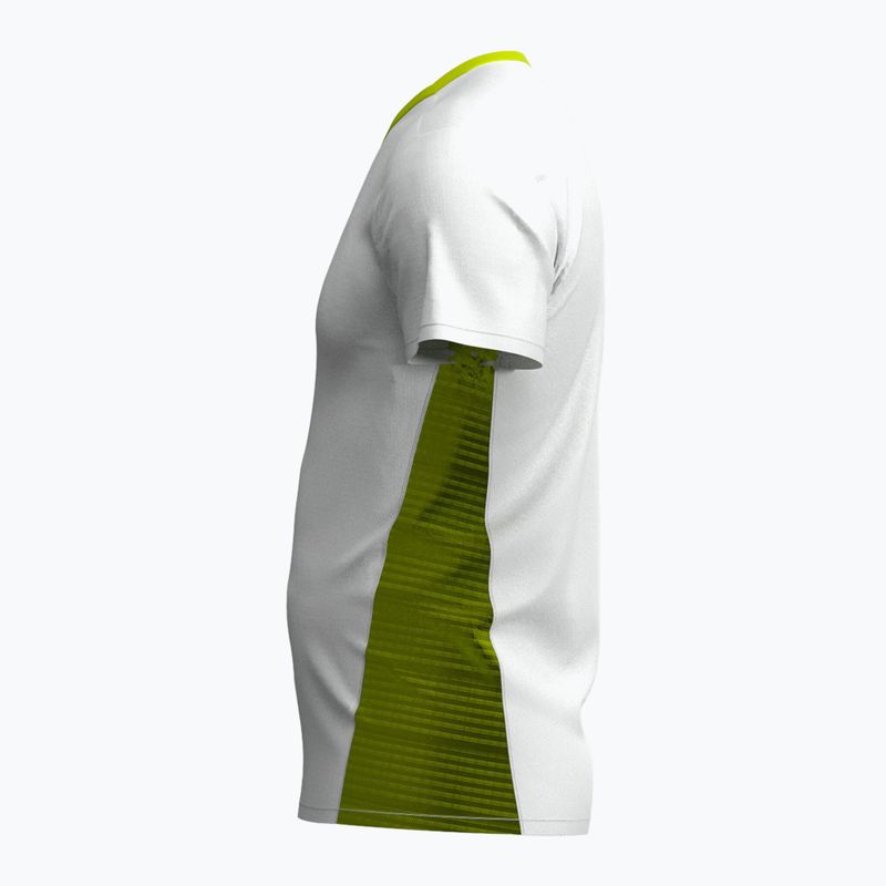 Herren-Tennisshirt Joma Court weiß/grün