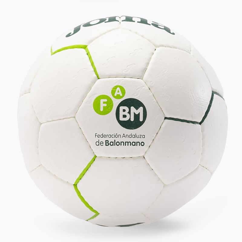 Joma Fed Balonmano Andaluza Fußball weiß/grün 3