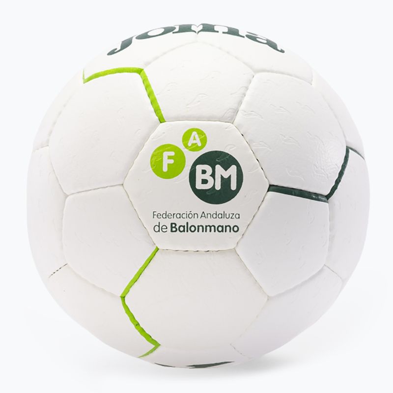 Joma Fed Balonmano Andaluza Fußball weiß/grün 3