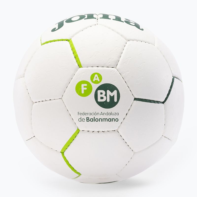 Joma Fed Balonmano Andaluza Fußball weiß/grün 3