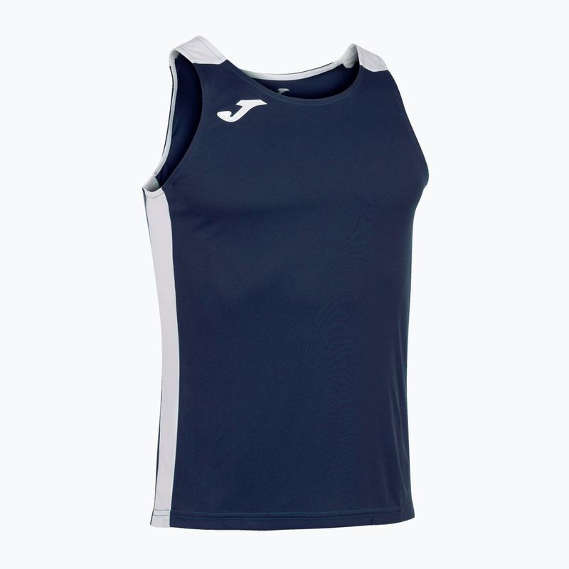 Herren Joma Record II navy/weißes Lauftank-Top