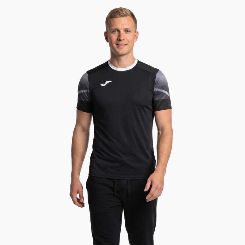 Herren Joma Elite XI Laufshirt schwarz/anthrazit 2