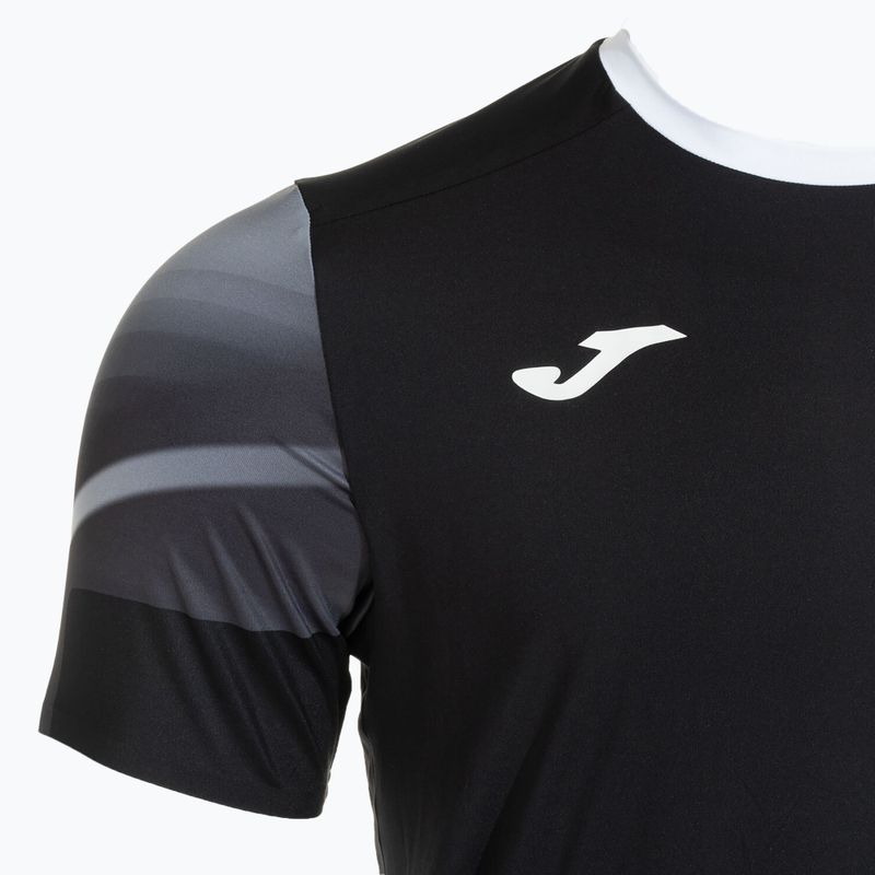 Herren Joma Elite XI Laufshirt schwarz/anthrazit 3