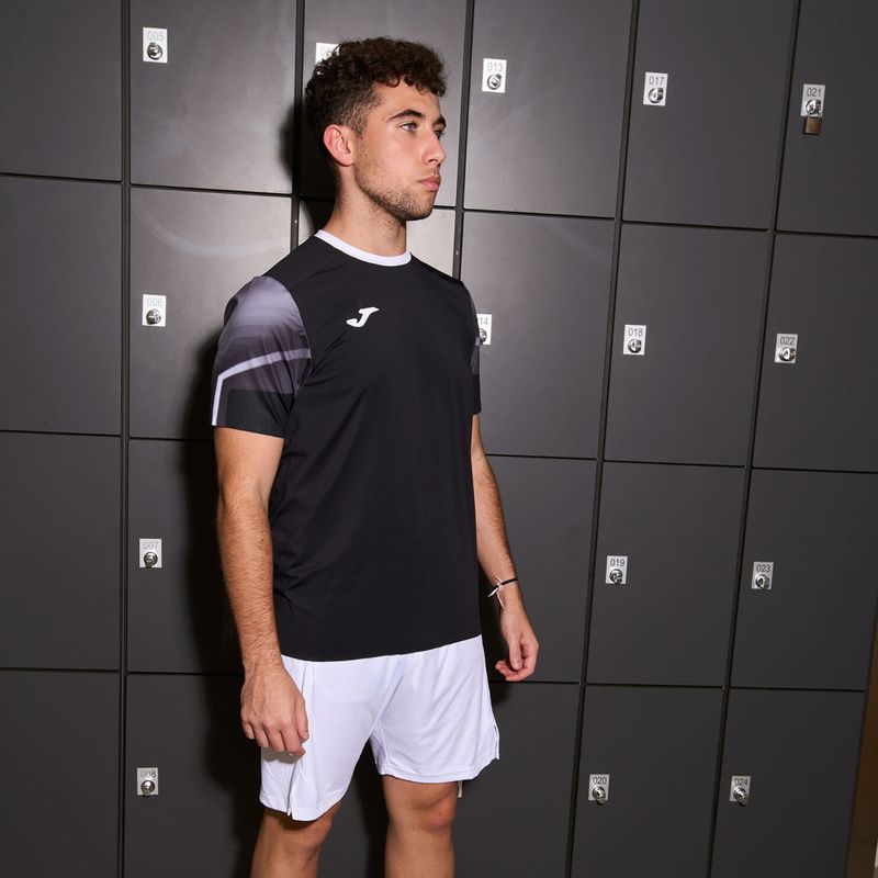 Herren Joma Elite XI Laufshirt schwarz/anthrazit 4