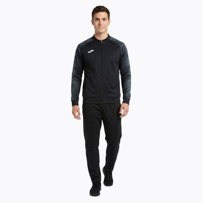Herren-Laufjacke Joma Elite XI Full Zip schwarz/anthrazit 2