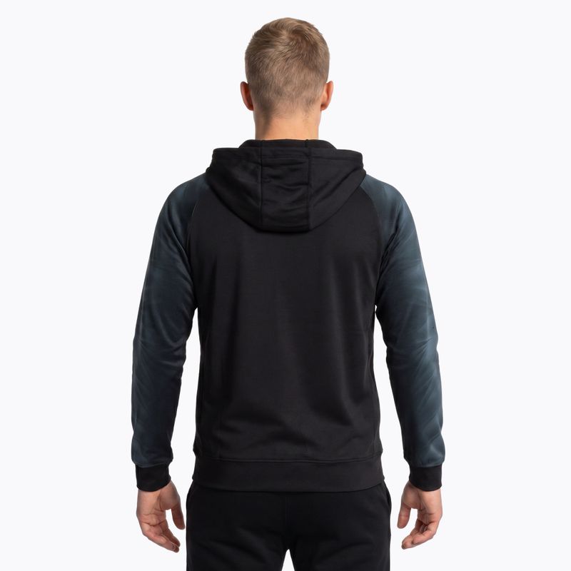 Men's Joma Elite XI Hoodie schwarz/anthrazit Laufsweatshirt 2