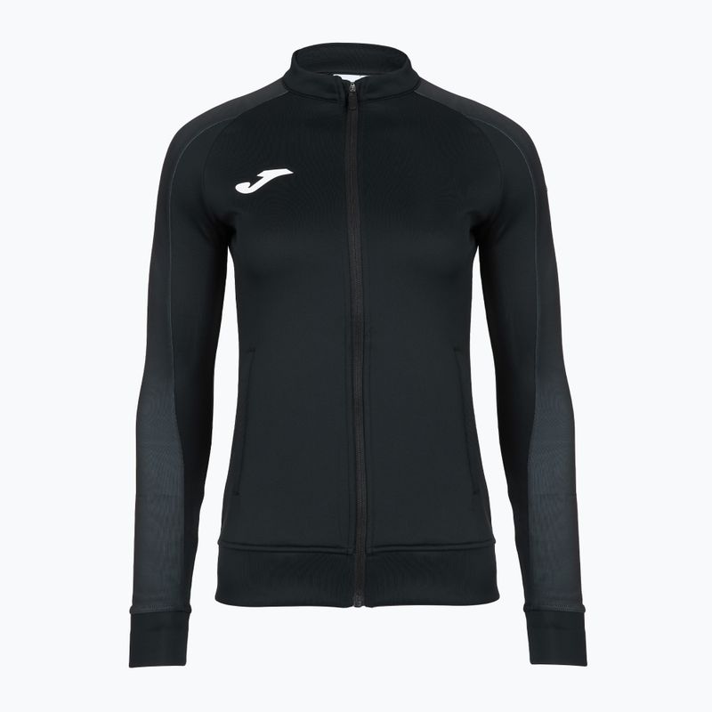 Damen-Laufjacke Joma Elite XI Full Zip schwarz/anthrazit