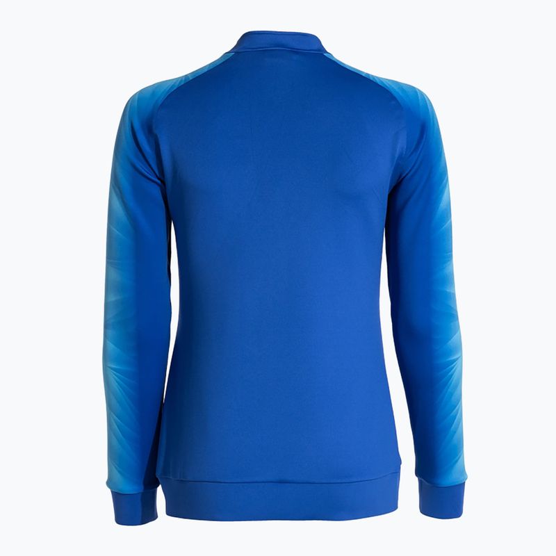 Damen Joma Elite XI Full Zip Laufsweatshirt royal 2