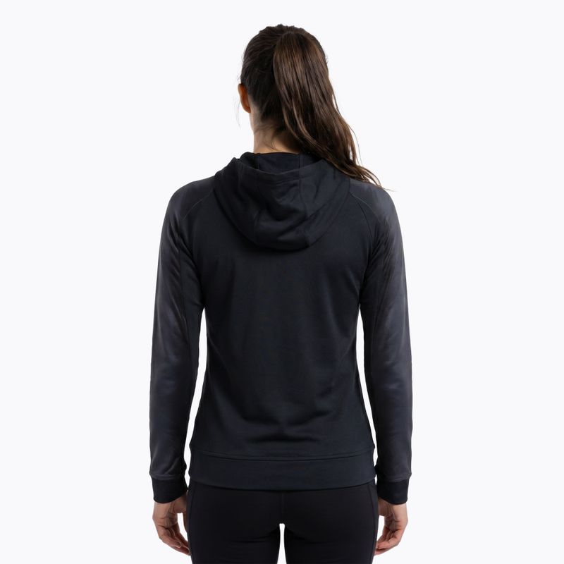 Damen Joma Elite XI Hoodie schwarz/anthrazit Laufsweatshirt 3