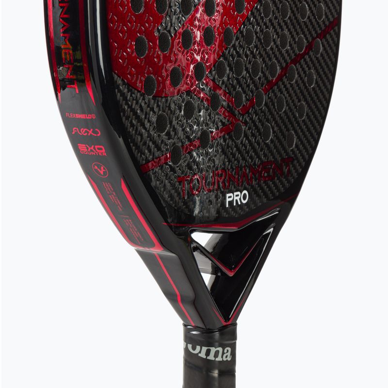 Joma Tournament Pro Paddelschläger schwarz/rot 4