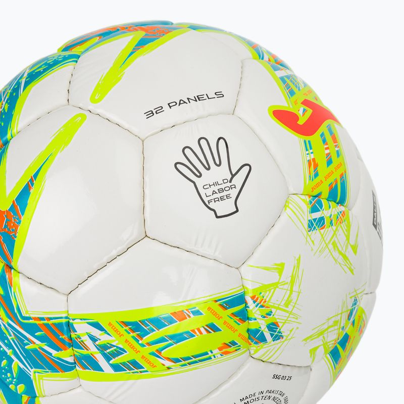 Joma Dali III Mehl Türkis / Mehl Koralle Fußball Größe 5 3