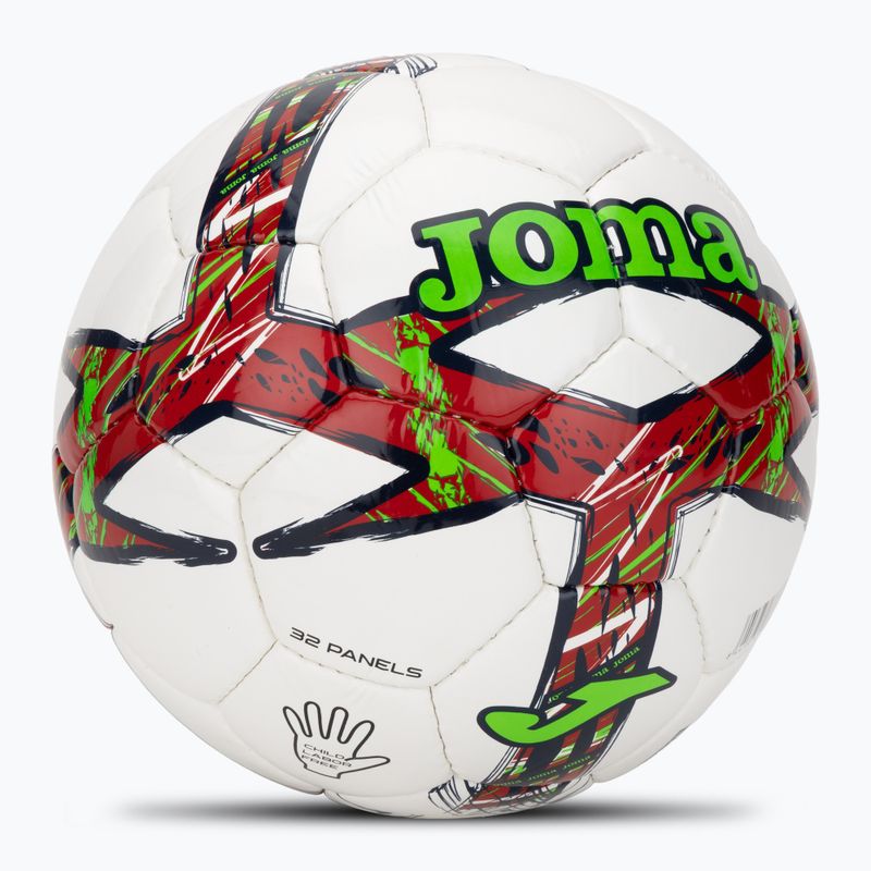 Fußball Joma Dali III red/fluor green Größe 5 2