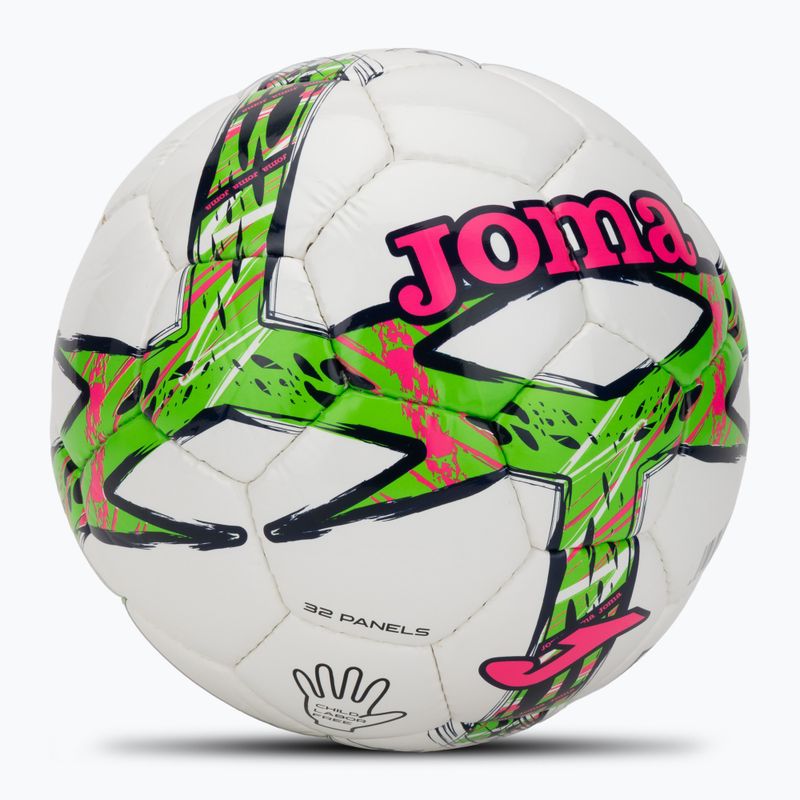 Fußball Joma Dali III green fluor/pink/navy Größe 3 2