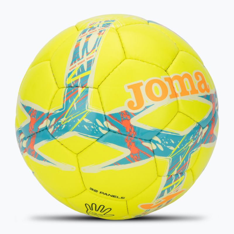 Fußball Joma Dali III yellow/fluor turquoise Größe 4 2