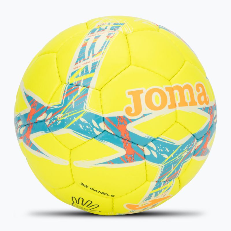 Fußball Joma Dali III yellow/fluor turquoise Größe 3 2