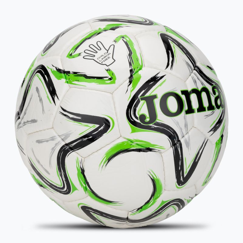 Joma Egeo II Fußball schwarz/fluorgrün Größe 5 2