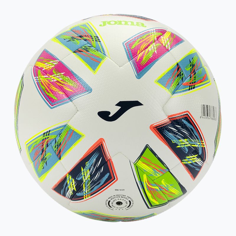 Fußball Joma Dinamic IV fluor green/navy Größe 5