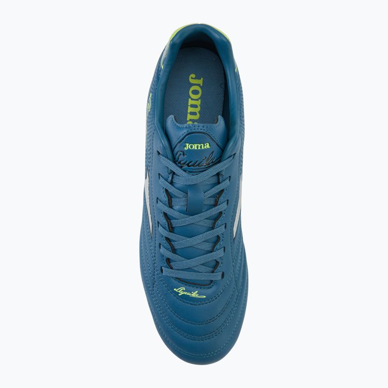 Joma Aguila FG Herren Fußballschuhe Petrol/Gelb 5