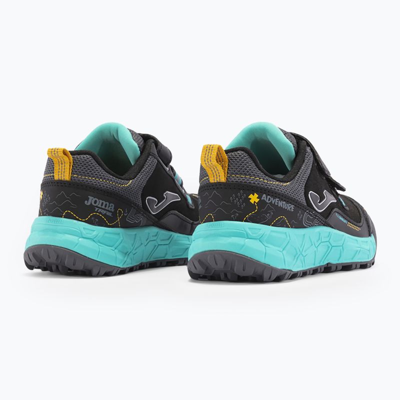 Laufschuhe Kinder Joma Adventure black/turquoise 10