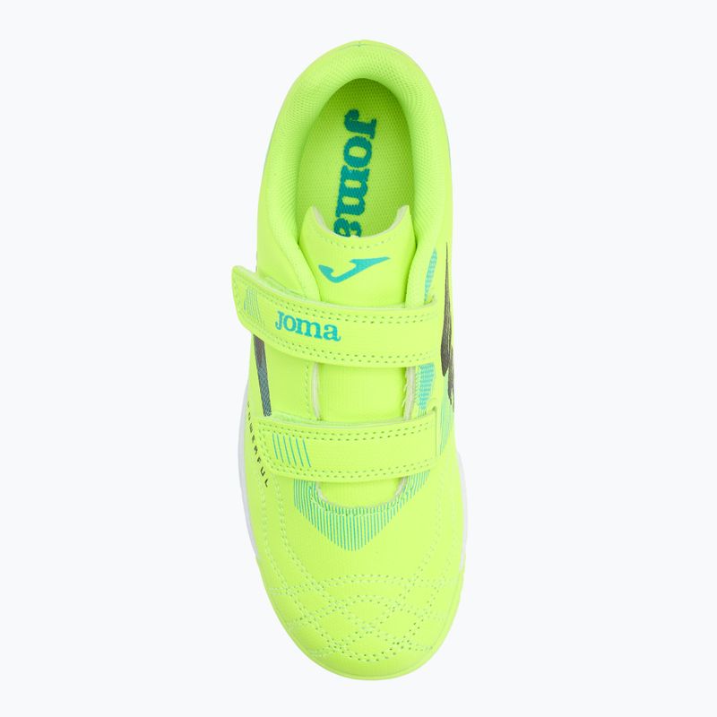 Fußballschuhe Kinder Joma Powerful IN lemon fluor