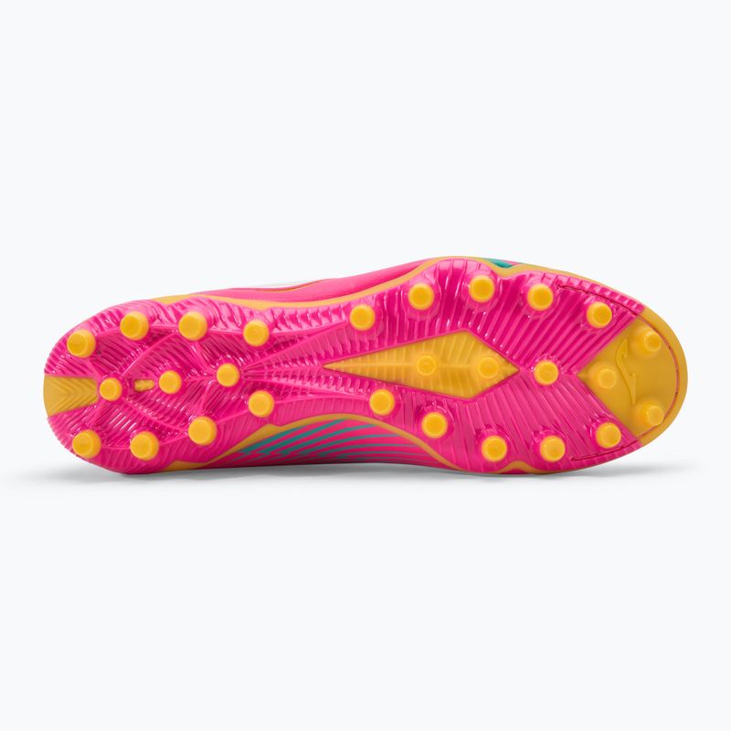 Herren Fußballschuhe Propulsion AG rosa/gelb 4