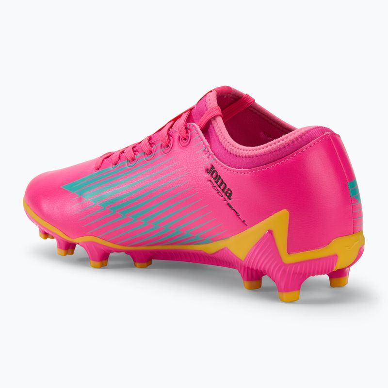 Joma Propulsion FG Herren Fußballschuhe rosa/gelb 3