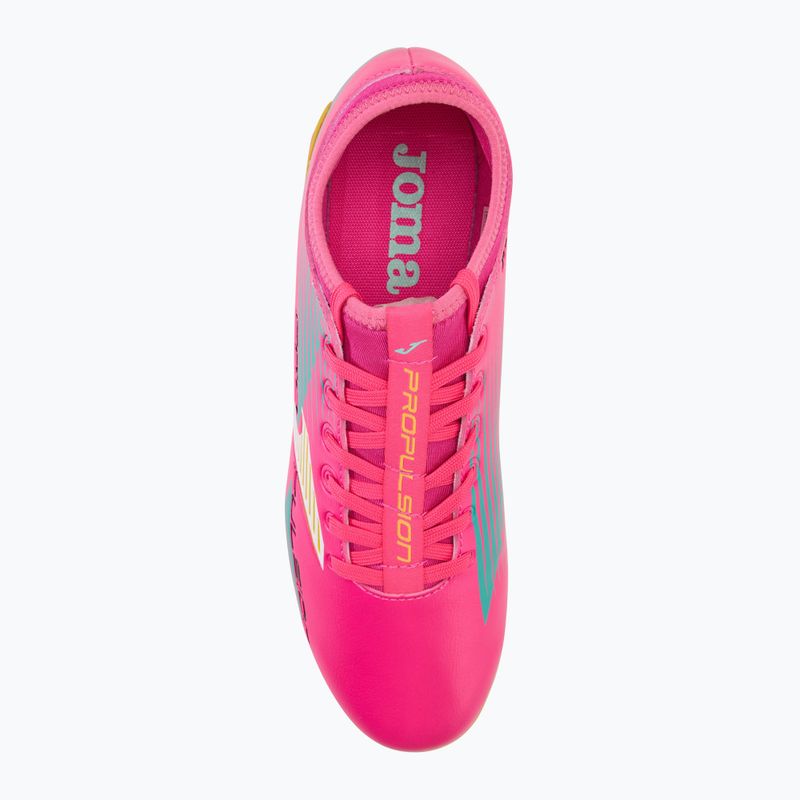 Joma Propulsion FG Herren Fußballschuhe rosa/gelb 5