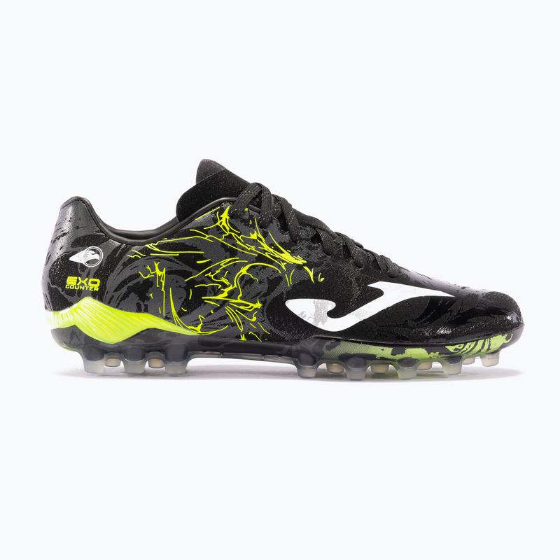 Herren Fußballschuhe Supercopa AG schwarz/zitrone fluor 8