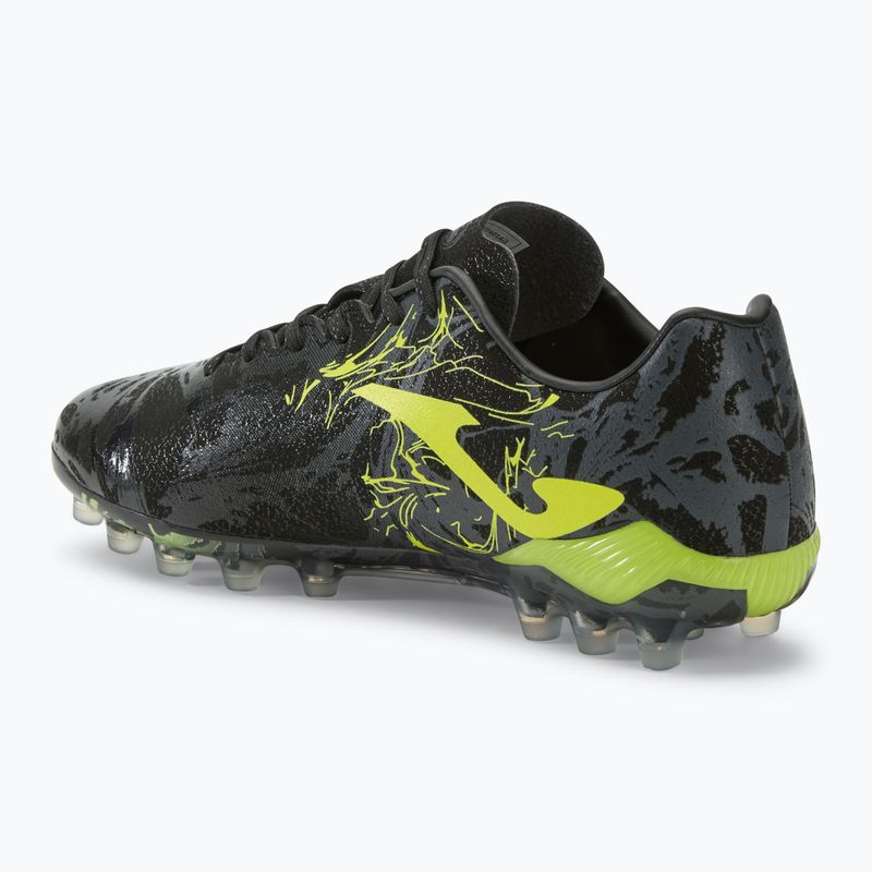 Herren Fußballschuhe Supercopa AG schwarz/zitrone fluor 3