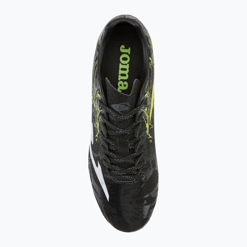 Herren Fußballschuhe Supercopa AG schwarz/zitrone fluor 5