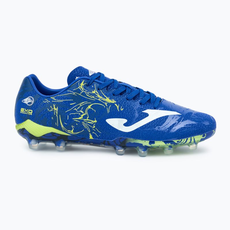 Fußballschuhe Herren Joma Supercopa FG royal/lemon fluor 2