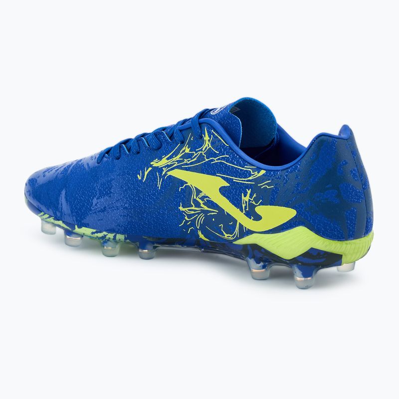 Fußballschuhe Herren Joma Supercopa FG royal/lemon fluor 3