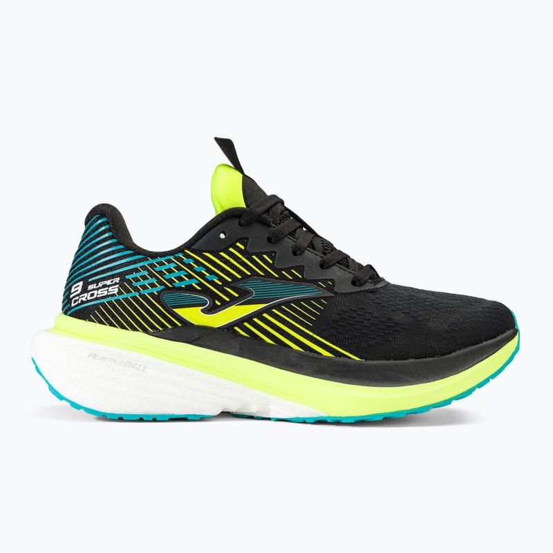 Herren Joma Super Cross Laufschuhe schwarz/zitrone 2