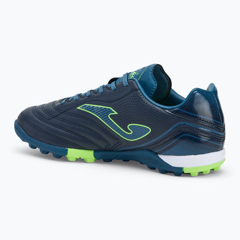 Joma Aguila TF Herren Fußballschuhe navy/grün fluor 3