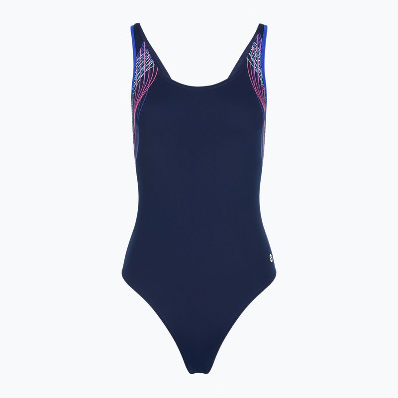 Damen-Badeanzug RAS Borneo Casual Back navy