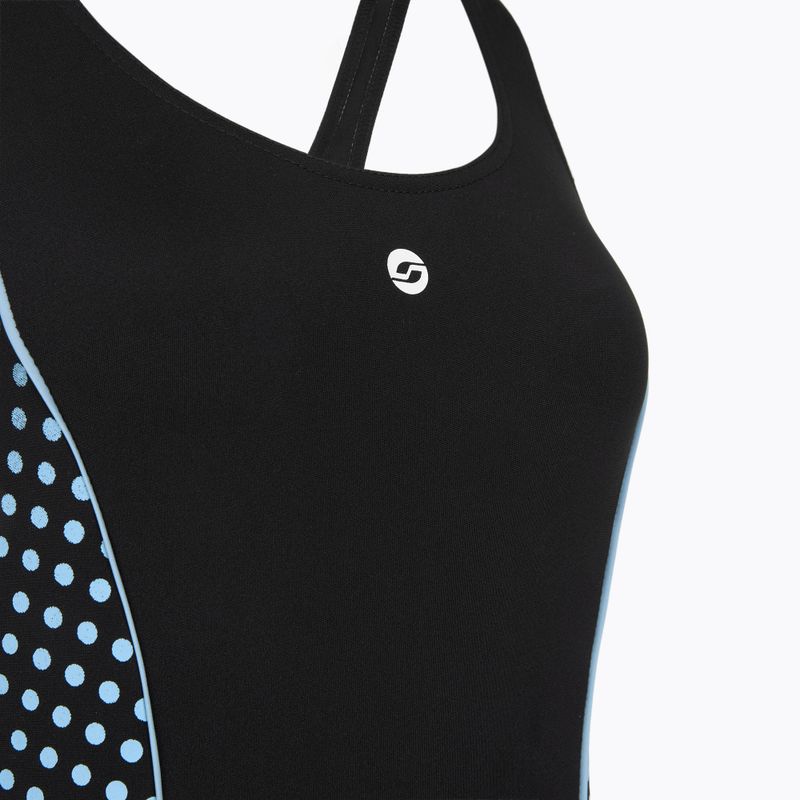 Damen-Badeanzug RAS Malaysia Sport Back black 3