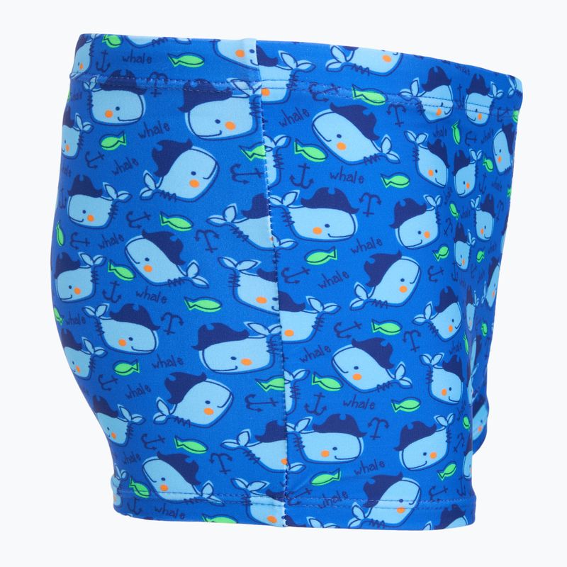Kinder-Badeboxershorts RAS Whale Trunks denim blue 3