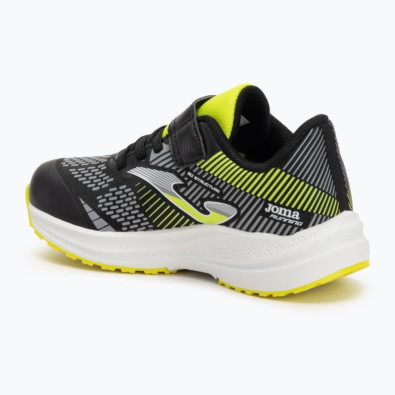 Joma 30 schwarz/lemon fluor Kinder Laufschuhe 6