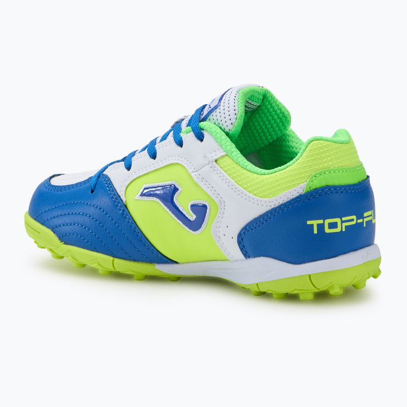 Fußballschuhe Kinder Joma Top Flex TF white/royal blue
