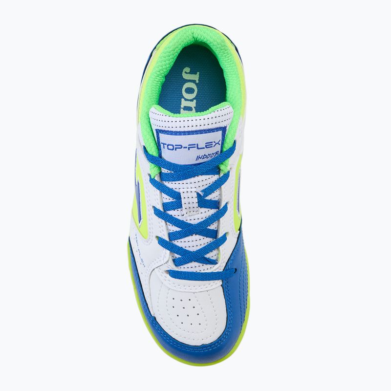 Fußballschuhe Kinder Joma Top Flex TF white/royal blue