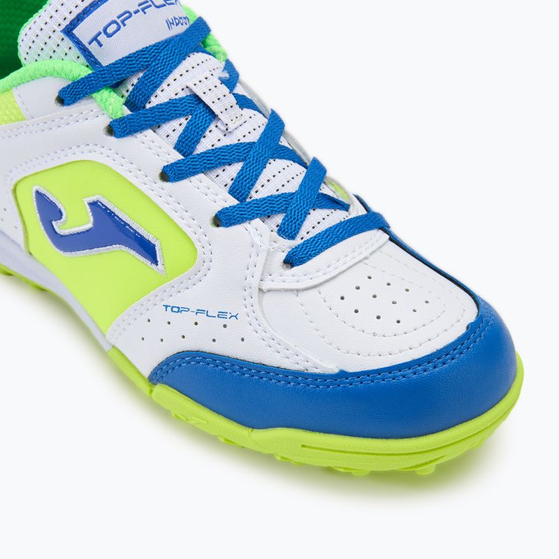 Fußballschuhe Kinder Joma Top Flex TF white/royal blue