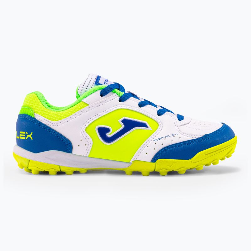 Fußballschuhe Kinder Joma Top Flex TF white/royal blue