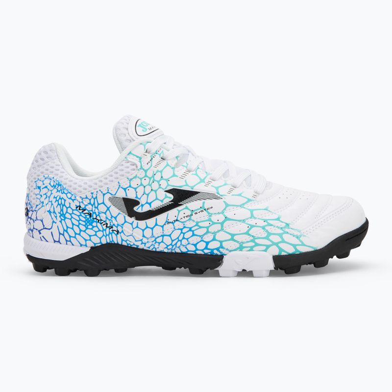 Fußballschuhe Herren Joma Maxima TF white/turquoise 2