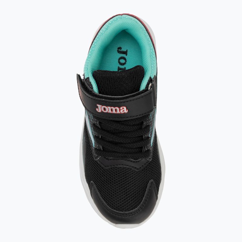 Joma Active Jr Kinderschuhe schwarz/türkis 5