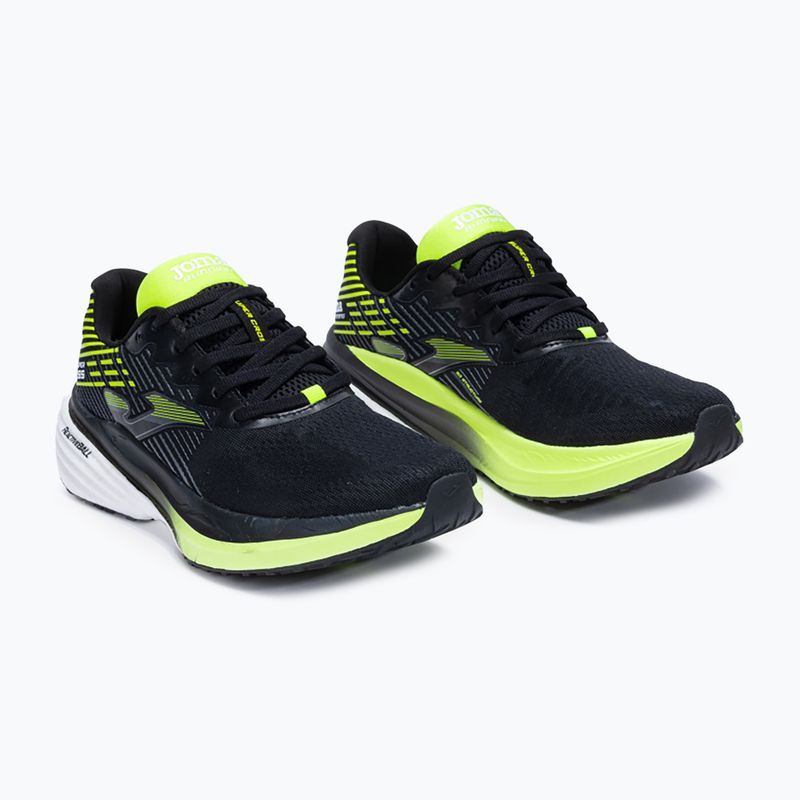 Herren Joma Super Cross Laufschuhe schwarz/zitrone 2