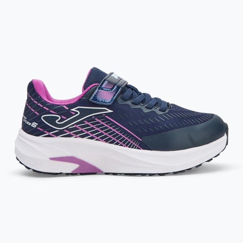 Laufschuhe Kinder Joma Super Cross navy/ fuchsia 2