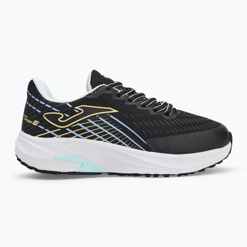 Laufschuhe Kinder Joma Super Cross black/ turquoise 2