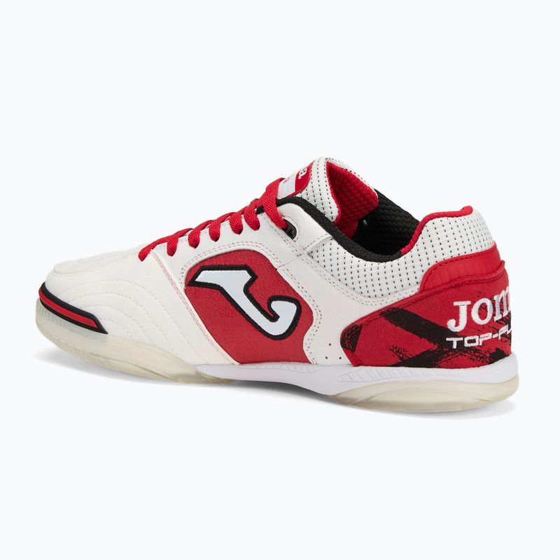 Fußballschuhe Herren Joma Top Flex IN white/red 3