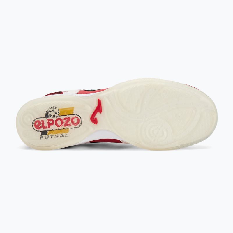 Fußballschuhe Herren Joma Top Flex IN white/red 4
