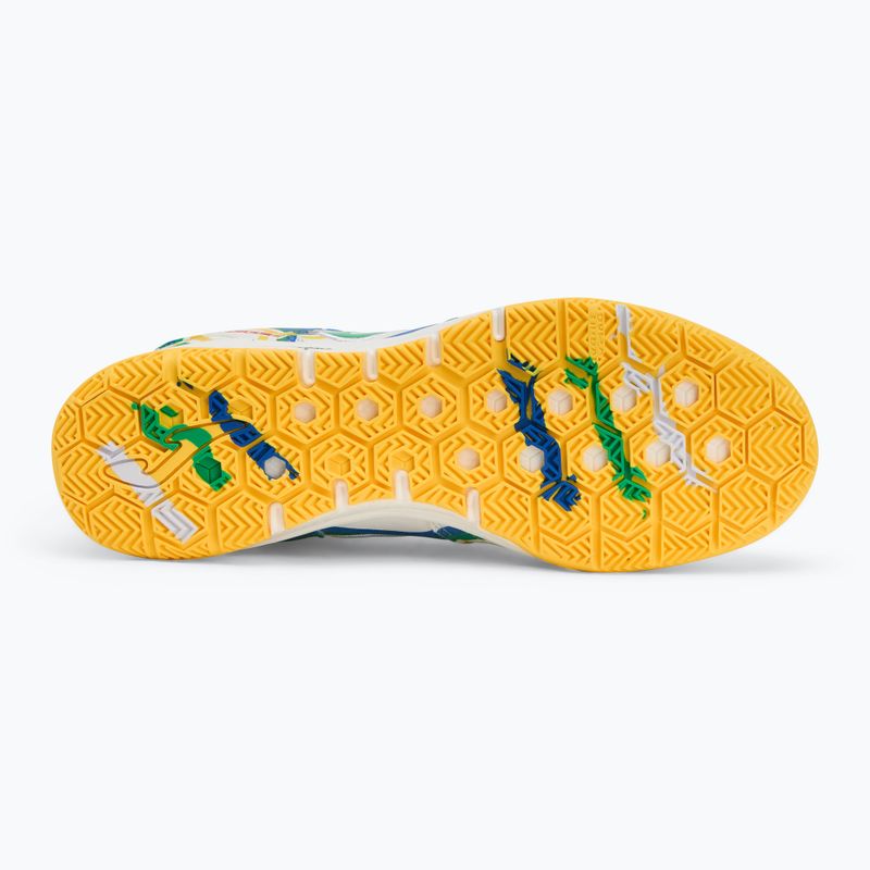 Fußballschuhe Herren Joma Top Flex IN white/green 4